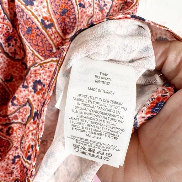 NEW Boden Floral Paisley Halter Sleeveles Blouse Top 20 22 - Picture 7 of 8